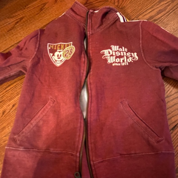 Kids Walt Disney World Vintage Zip Up Sweatshirt
